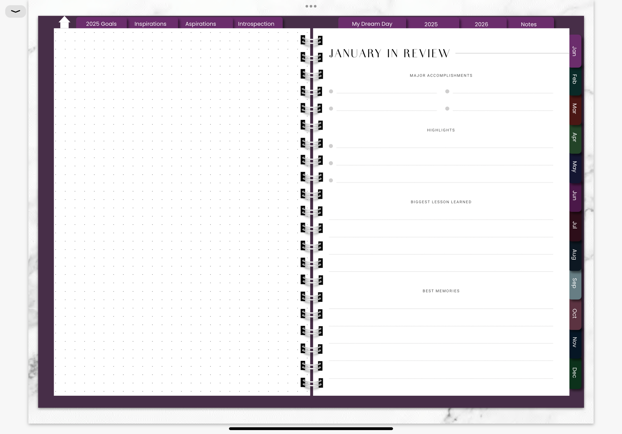 2025 DIGITAL PLANNER (DATED & HYPERLINKED) KITCHEN WITCH THEME